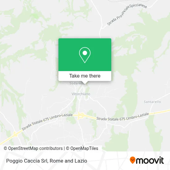 Poggio Caccia Srl map