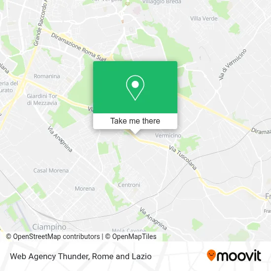 Web Agency Thunder map
