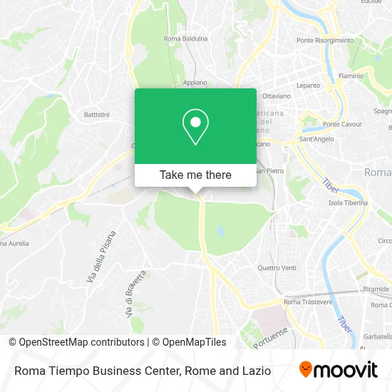 Roma Tiempo Business Center map