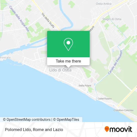 Polomed Lido map