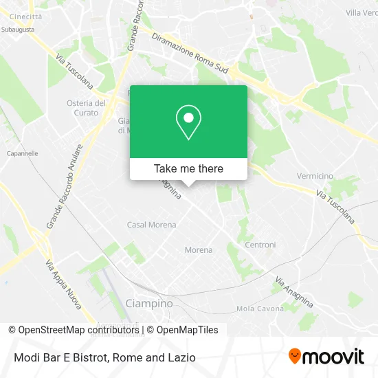 Modi Bar E Bistrot map