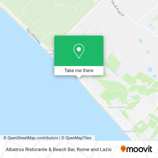 Albatros Ristorante & Beach Bar map