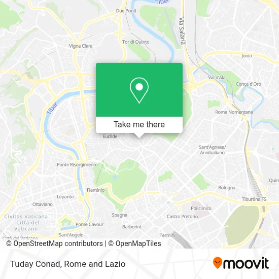 Tuday Conad map
