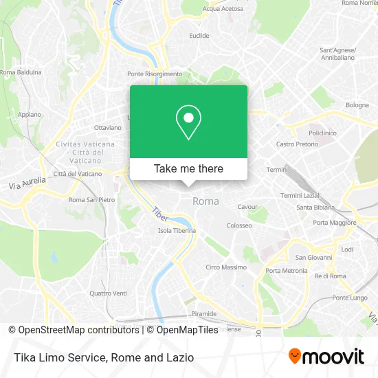 Tika Limo Service map