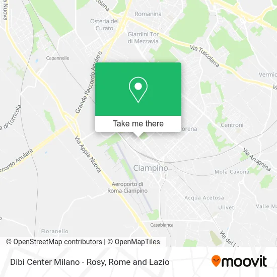 Dibi Center Milano - Rosy map