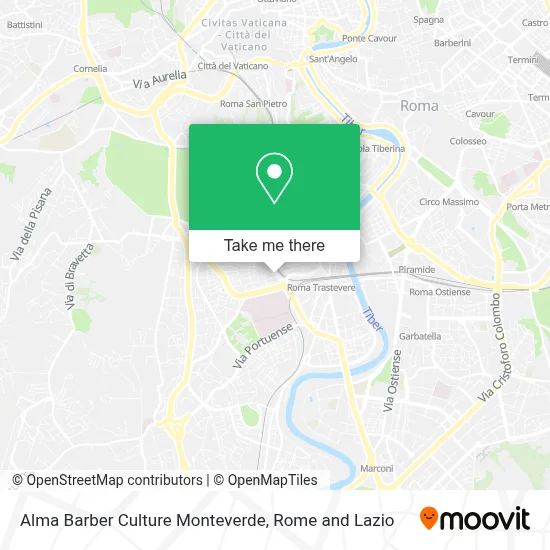 Alma Barber Culture Monteverde map
