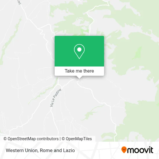 Western Union map