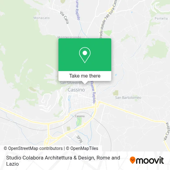 Studio Colabora Architettura & Design map