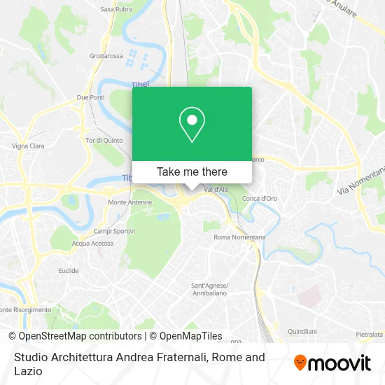 Studio Architettura Andrea Fraternali map