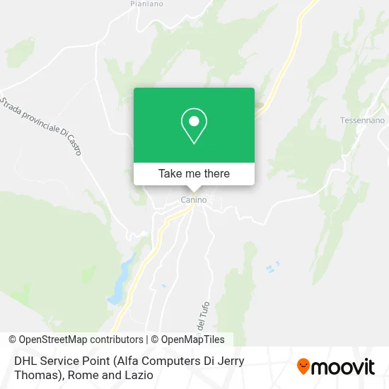 DHL Service Point (Alfa Computers Di Jerry Thomas) map