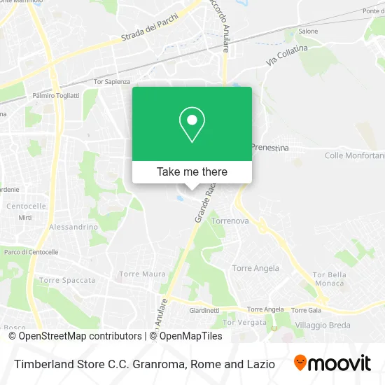 Timberland Store C.C. Granroma map