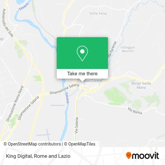 King Digital map