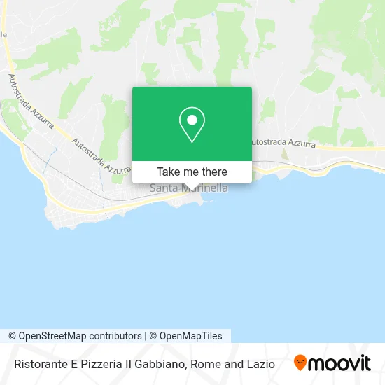 Ristorante E Pizzeria Il Gabbiano map