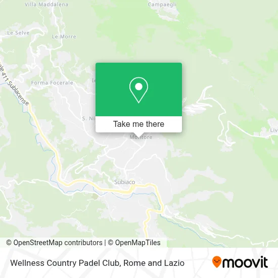 Wellness Country Padel Club map