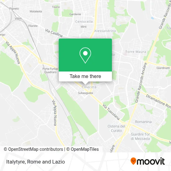 Italytyre map