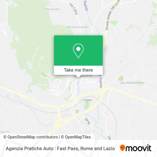 Agenzia Pratiche Auto : Fast Pass map