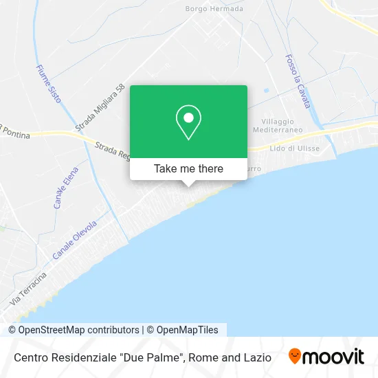 Centro Residenziale "Due Palme" map