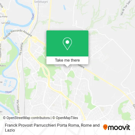 Franck Provost Parrucchieri Porta Roma map