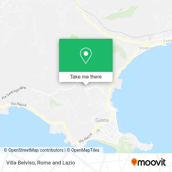 Villa Belviso map