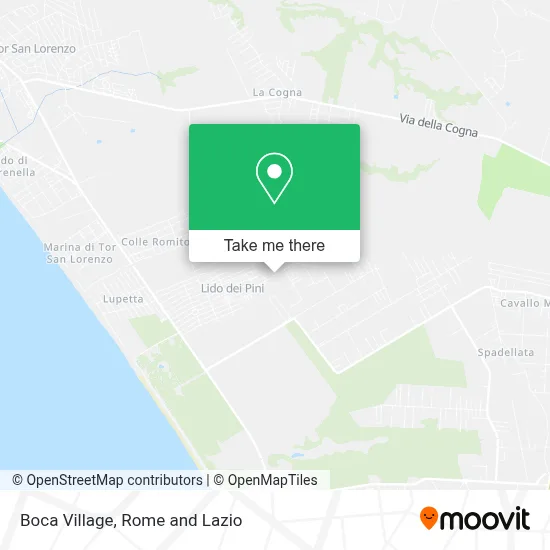 Boca Village map