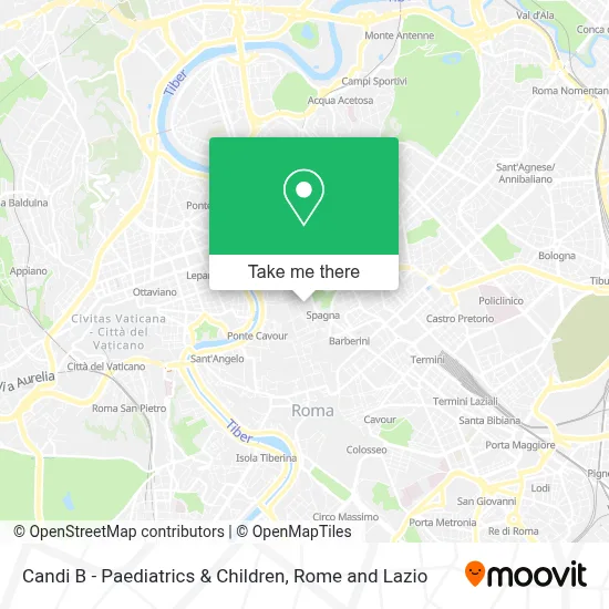 Candi B - Paediatrics & Children map