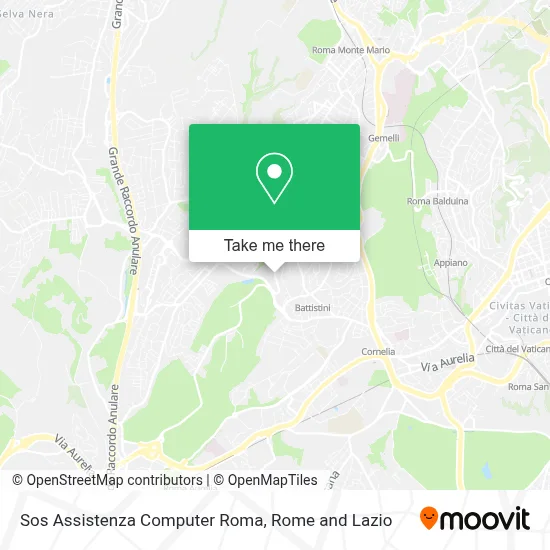 Sos Assistenza Computer Roma map