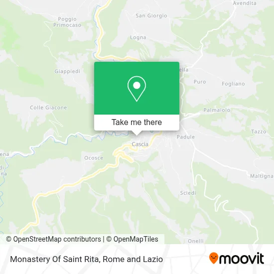 Monastery Of Saint Rita map