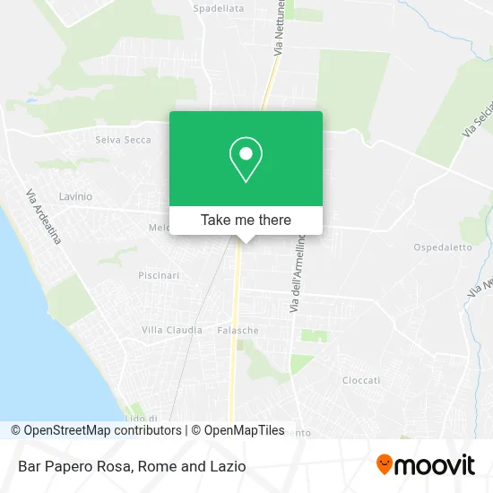 Bar Papero Rosa map