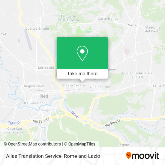 Alias Translation Service map
