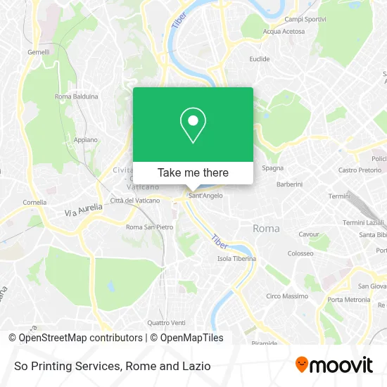 So Printing Services map