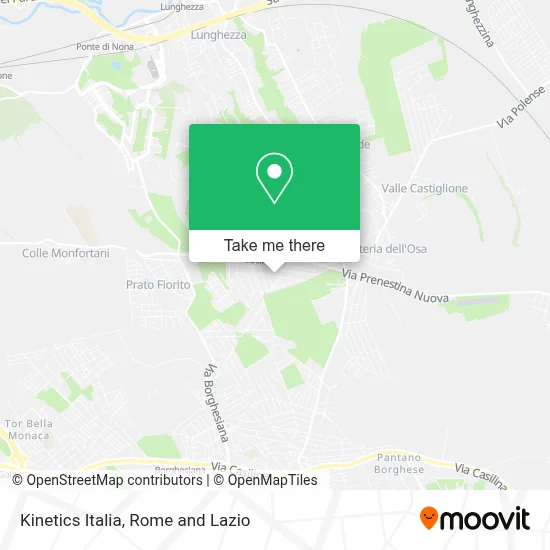 Kinetics Italia map