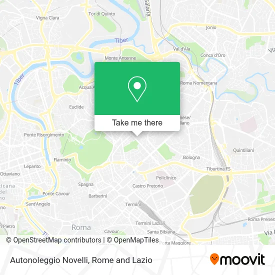 Autonoleggio Novelli map