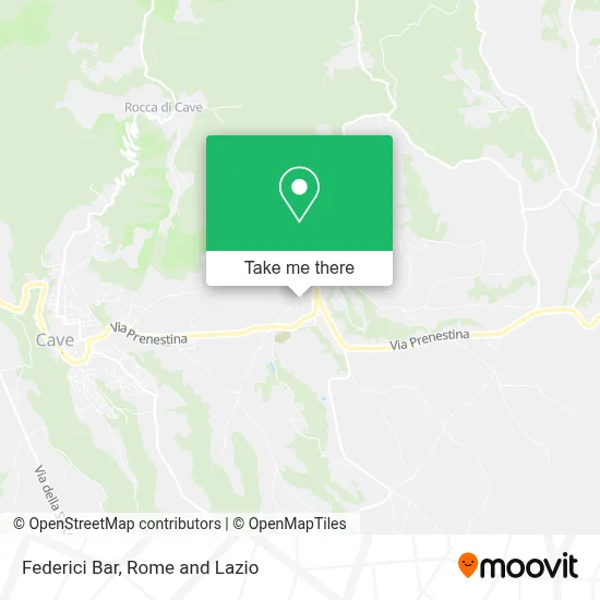 Federici Bar map