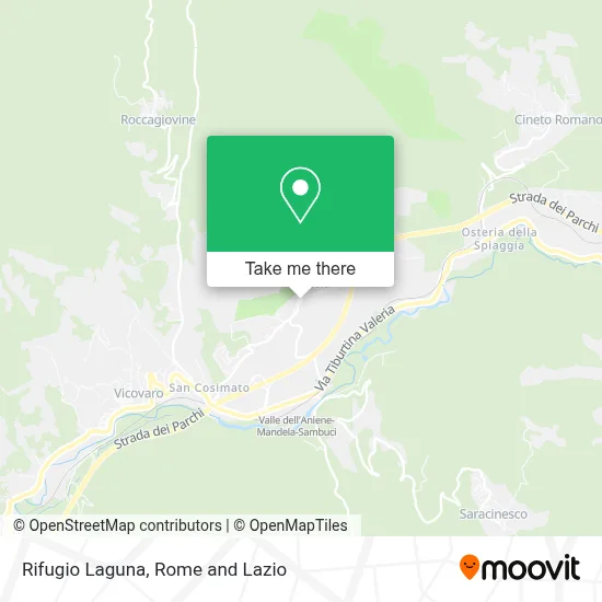 Rifugio Laguna map