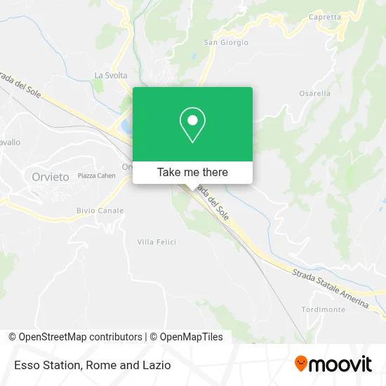 Esso Station map