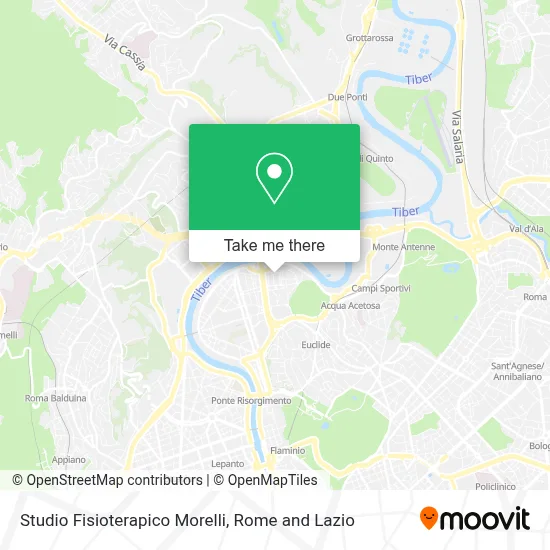 Studio Fisioterapico Morelli map