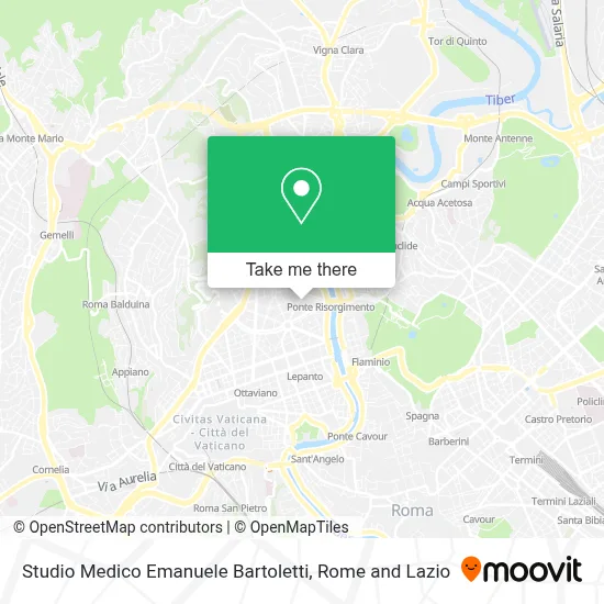 Studio Medico Emanuele Bartoletti map