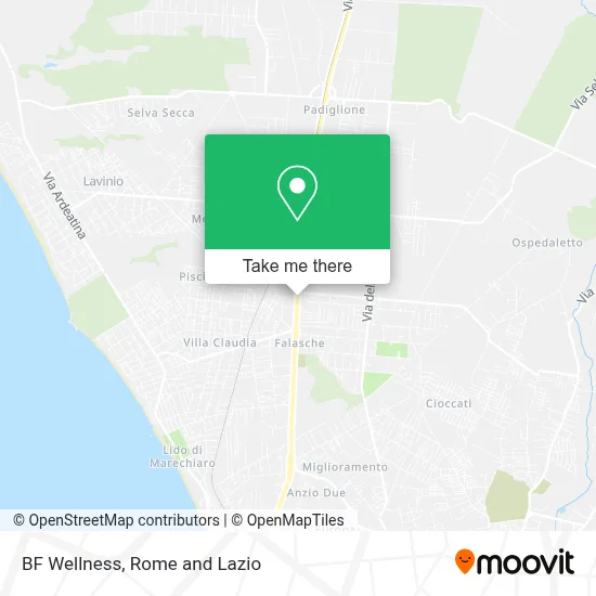 BF Wellness map