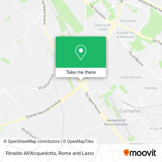Rinaldo All'Acquedotto map