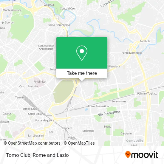 Tomo Club map
