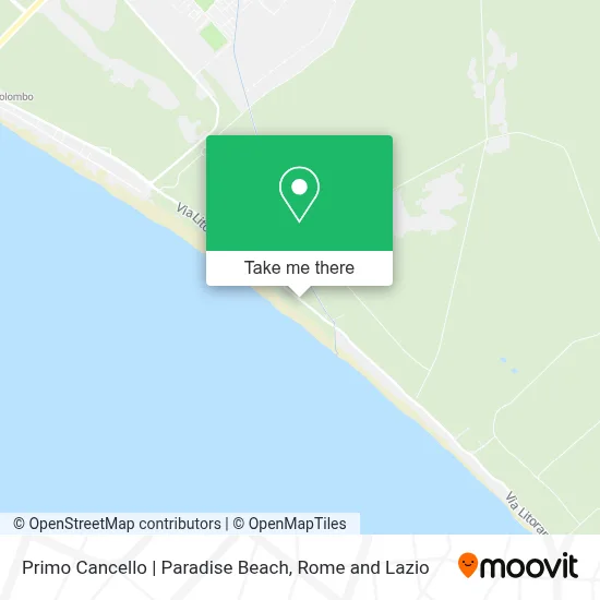 Primo Cancello | Paradise Beach map