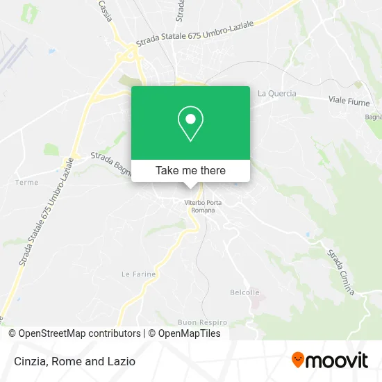 Cinzia map