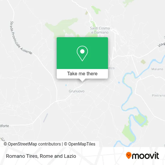 Romano Tires map