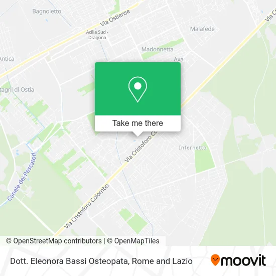 Dott. Eleonora Bassi Osteopata map