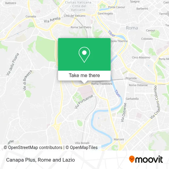 Canapa Plus map