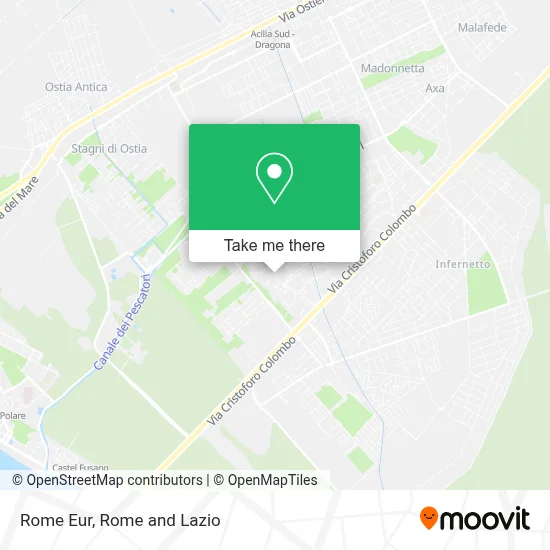 Rome Eur map