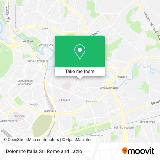 Dolomite Italia Srl map