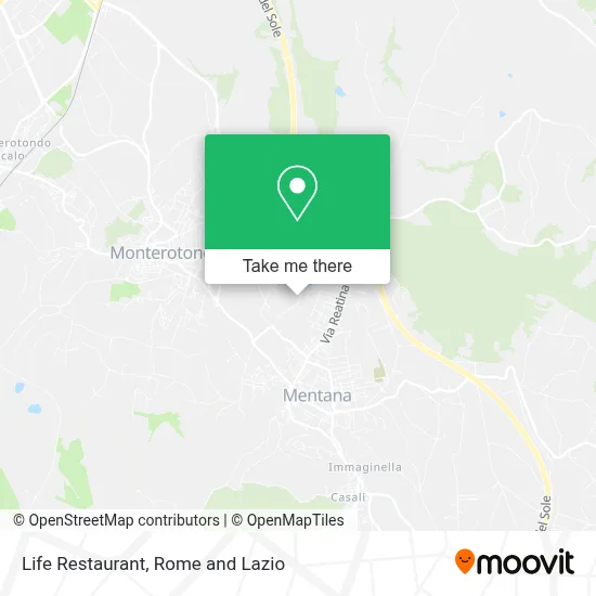Life Restaurant map