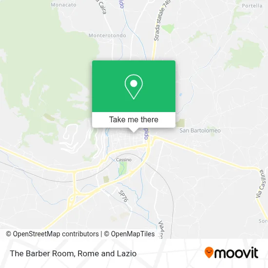 The Barber Room map