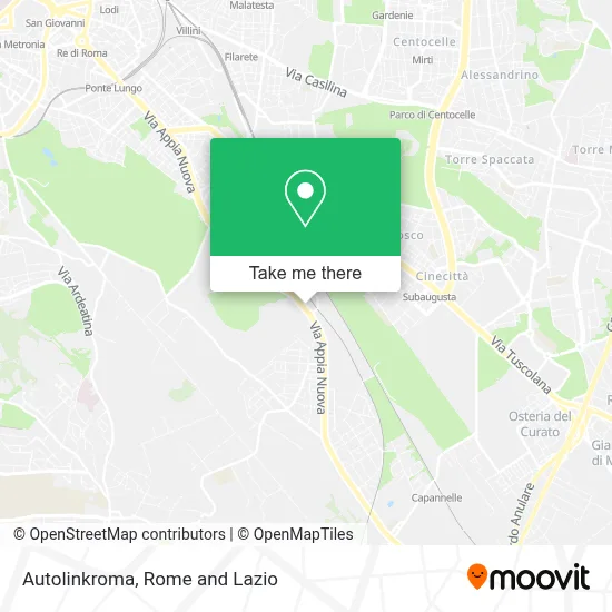 Autolinkroma map